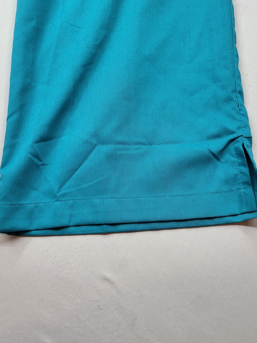 Barco Uniforms Wide-Leg Drawstring Pants in Teal Blue - Picture 7 of 10